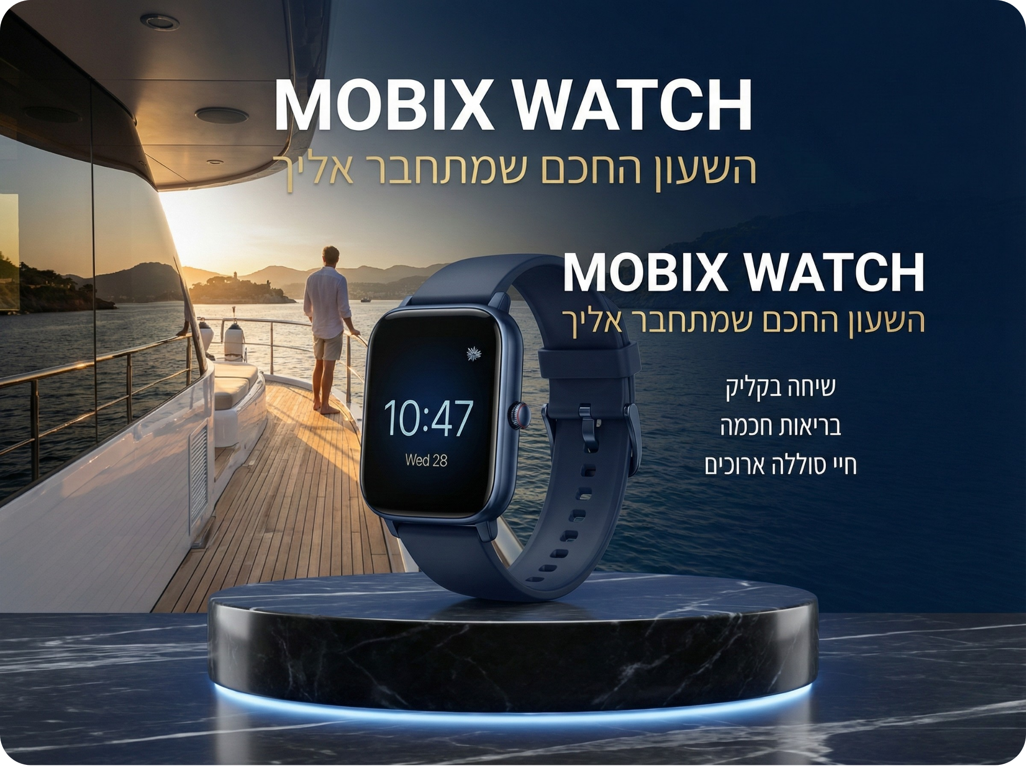 השעון החכם של - Mobix